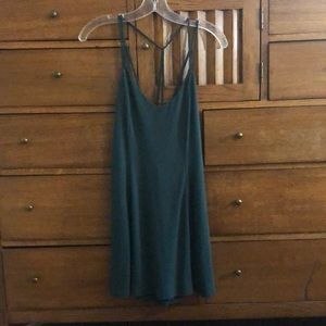 Strappy green sundress, size medium